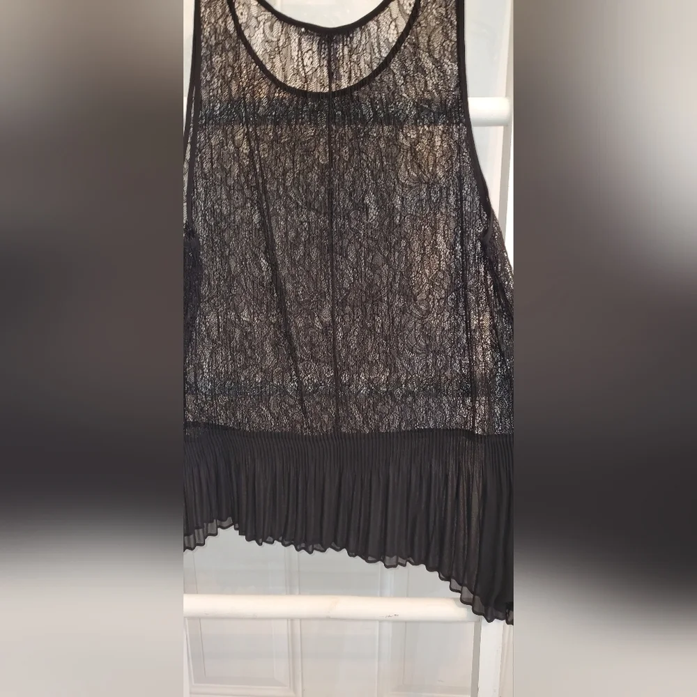 BCBGeneration Sheer Top - Picture 2 of 5